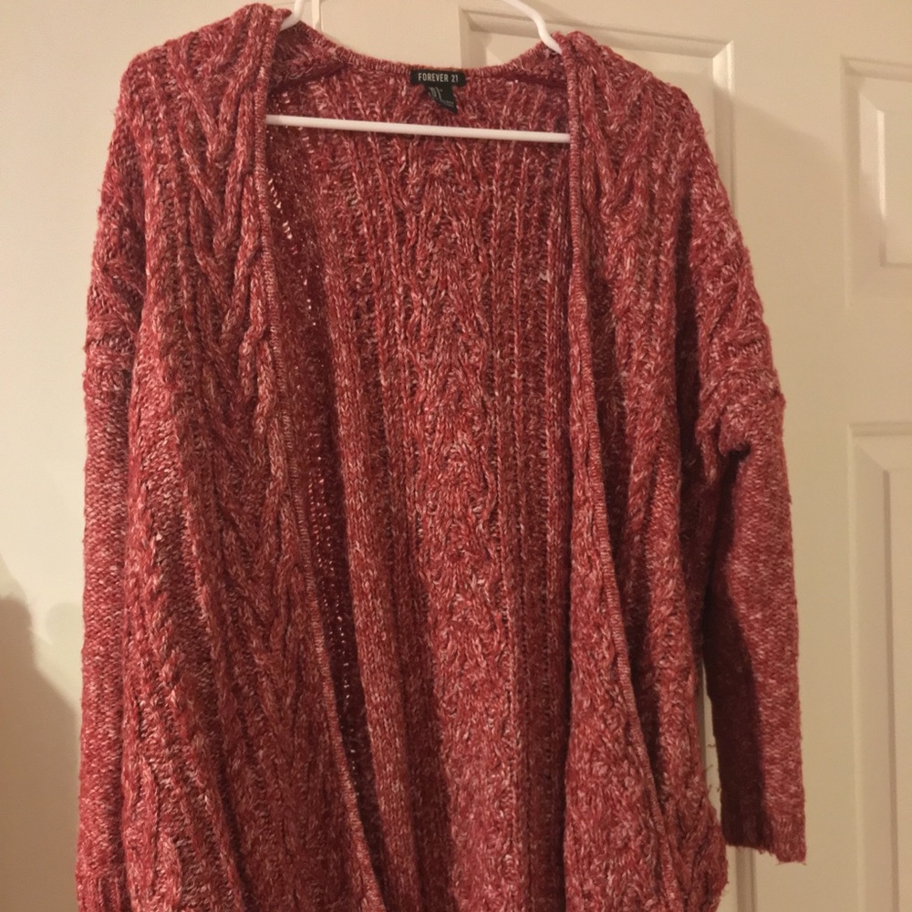 Pink cardigan